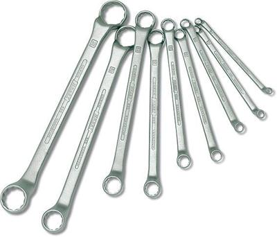 HAZET dubbele ringsleutel set do-ring-lock set, 8 pcs. ,deep cranked