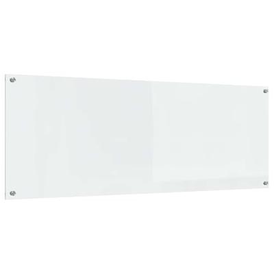 VidaXL Keuken spatscherm doorzichtig 110 x 40 cm gehard glas