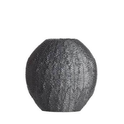 Light & Living Vaas 'Nivica' 40cm hoog, kleur Mat Zwart