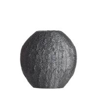 Light & Living Vaas 'Nivica' 40cm hoog, kleur Mat Zwart - thumbnail