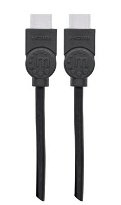 Manhattan 323222-CG HDMI-kabel HDMI Aansluitkabel HDMI-A-stekker, HDMI-A-stekker 3.00 m Zwart 4K UHD, Audio Return Channel (ARC)