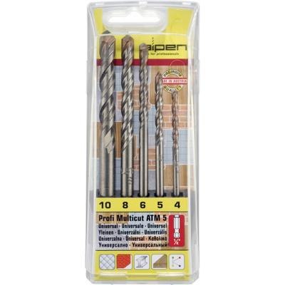Alpen MultiCut 100805100 Carbide Multifunctionele boorset 5-delig 4 mm, 5 mm, 6 mm, 8 mm, 10 mm 1/4 (6.3 mm) 1 set(s) Alpen MultiCut 100805100 Carbide Multifunctionele boorset 5-delig 4 mm, 5 mm, 6 mm, 8 mm, 10 mm 1/4 (6.3 mm) 1 set(s)