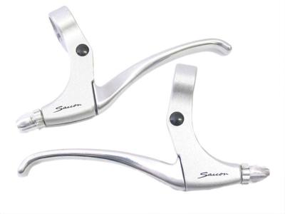Saccon remgreepset v-brake/cantilever 4-vinger zilver