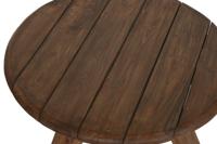 Set van 3 tafels Home ESPRIT Teakhout 80 x 80 x 43 cm - thumbnail