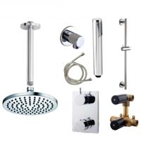 Wiesbaden inbouw regendouche set 04 (muuruitloop) - thumbnail