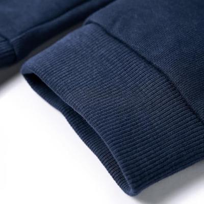 VidaXL Kinderjoggingbroek 128 gemêleerd marineblauw