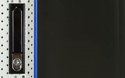 DSI 15U witte wandkast (kantelbaar) met glazen deur - DS6615W-DOUBLE server rack