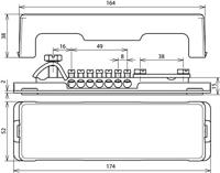 DEHN 563050 PAS 9AK Schroefklemblok 1 stuk(s) - thumbnail