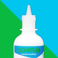 Scribbles • 3d textielverf glanzend 29,5ml wit - thumbnail