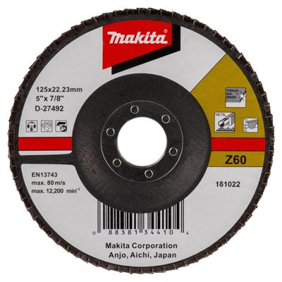Makita Accessoires Lamellenschuursch. 125x22 K60 - D-27492
