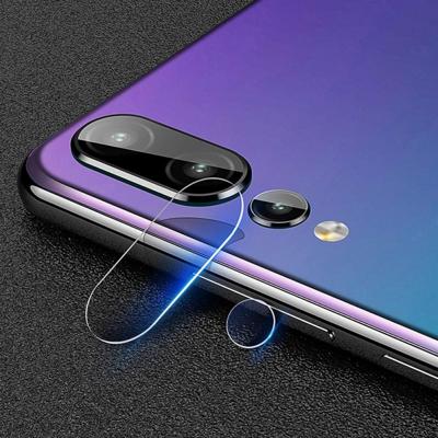 0.3mm 2.5D transparante achterkant Camera Lens Protector getemperd glas beschermfolie voor Huawei P20 Pro