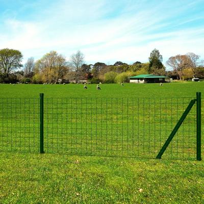 VidaXL Eurohek 10x0,8 m staal groen VidaXL Eurohek 10x0,8 m staal groen