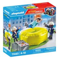 Playmobil action heroes brandweerlieden met luchtkussens - 71465 - thumbnail