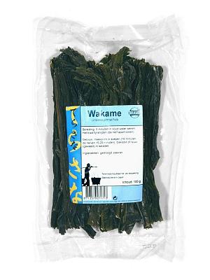 TerraSana Wakame zongedroogd 100 Gram TerraSana Wakame zongedroogd 100 Gram