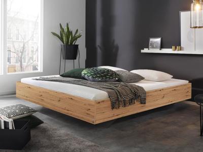 Bed IXANA 180x200 cm artisan eik met matras met lattenbodem Bed IXANA 180x200 cm artisan eik met matras met lattenbodem
