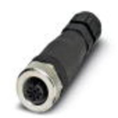 Phoenix Contact 1430381 Sensor/actuator connector, niet geassembleerd M12 Aantal polen (sensoren): 4 Bus 1 stuk(s) Piece