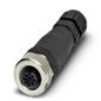 Phoenix Contact 1430381 Sensor/actuator connector, niet geassembleerd M12 Aantal polen (sensoren): 4 Bus 1 stuk(s) Piece - thumbnail