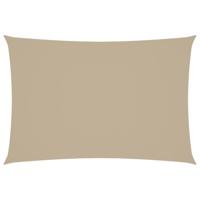 VidaXL Zonnescherm rechthoekig 2,5x4,5 m oxford stof beige - thumbnail