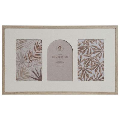 Fotolijsten Home ESPRIT Beige Kristal Hout MDF Scandinavisch 39 X 2 X 24 cm