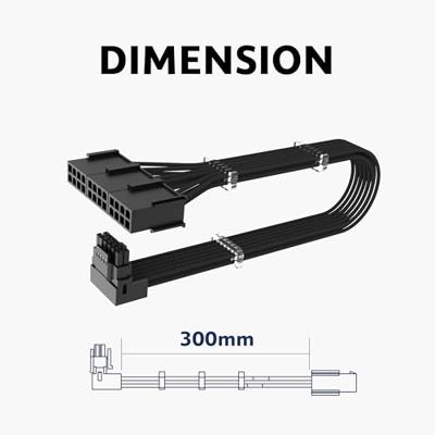 Akasa G-Nexus PX24 12+4-pin 8 x 3-pin Zwart