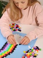 Plus-Plus puzzle by number regenboog: 500 stuks (3913) - thumbnail