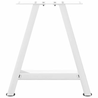 Salontafelpoten 2 st A-vormig 70x(30-31) cm staal wit - thumbnail