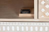 Dressoir DKD Home Decor Wit Natuurlijk Mangohout 115 x 42 x 75 cm - thumbnail