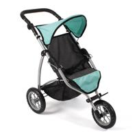 Poppenwagen Jogger Leon - Antraciet Mint - thumbnail