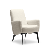 Fauteuil X-103 Lage Rug Beige Stof - thumbnail