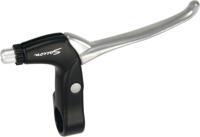 Remgreepset Saccon voor rollerbrake - 4 vingers - zwart / zilver - thumbnail