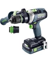 Festool TPC 18/4 5,0 I-Basic QUADRIVE Accu klop-/schroefboormachine 18V 5.0Ah in Systainer - 577053 - thumbnail