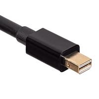 Akyga AK-AV-15 DisplayPort-kabel DisplayPort Aansluitkabel DisplayPort-stekker, Mini DisplayPort-stekker 1.8 m Zwart - thumbnail