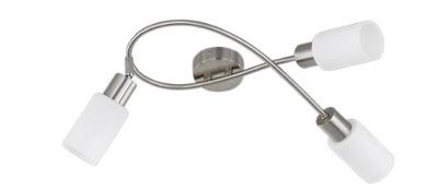 Trio Moderne PlafondlampMars 3-lichts nikkel mat - R80013907