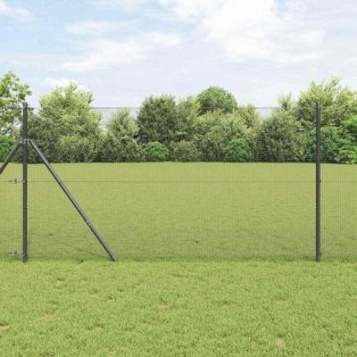 VidaXL Afrasteringspaal grijs 25 x 1,2 m (12 x 12 mm gaas) VidaXL Afrasteringspaal grijs 25 x 1,2 m (12 x 12 mm gaas)