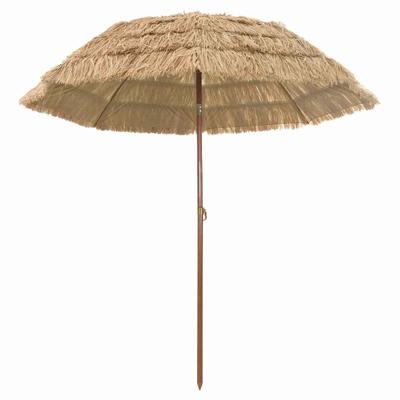 Strandparasol Bruin 206 x 209.5 cm Staal