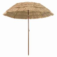 Strandparasol Bruin 206 x 209.5 cm Staal - thumbnail
