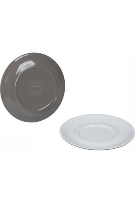 Bo-Camp - Schotel - 100% Melamine - Ø 13 cm - Two-Tone taupe Bo-Camp - Schotel - 100% Melamine - Ø 13 cm - Two-Tone taupe