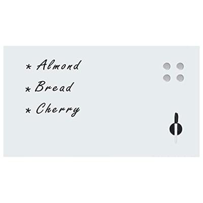 VidaXL Magneetbord wandmontage 120x60 cm glas