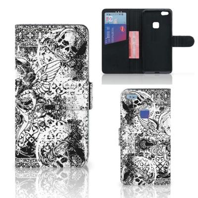 Telefoonhoesje met Naam Huawei P10 Lite Skulls Angel Telefoonhoesje met Naam Huawei P10 Lite Skulls Angel