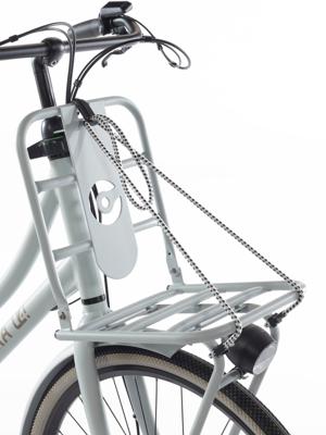 Cortina snelbinder loopfix jakarta wit/zwart