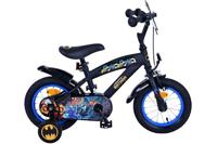 Batman kinderfiets jongens 12 inch zwart - thumbnail