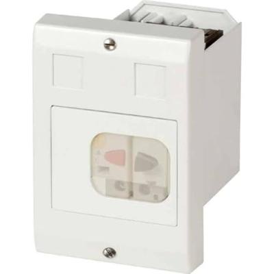 Eaton E-PKZ01-G 281634 Lege behuizing Inbouw, Met schakelaar, Met membraam (l x b x h) 80 x 85 x 129 mm Grijs 1 stuk(s) Piece