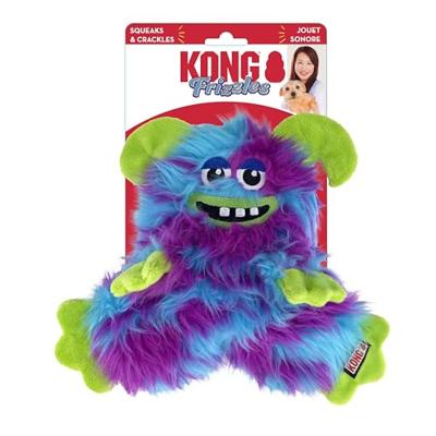 KONG FRIZZLE RAZZLE MET PIEP EN KREUKEL GELUID VERSTEVIGD 16,5X12,5X6 CM