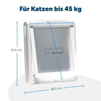 Petsafe hondenluik large wit / transparant - thumbnail