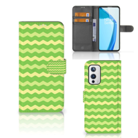 OnePlus 9 | Telefoon Hoesje | Waves Green - thumbnail