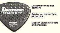 Ibanez PPA16MRGWH Grip Wizard Rubber Grip plectrumset 6-pack medium wit - thumbnail
