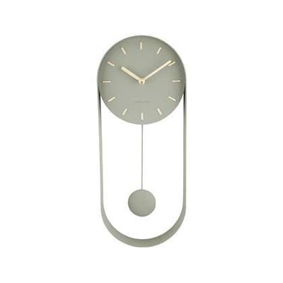 Karlsson Wandklok PendulumCharm groen - Ø 20 x 50cm - KA5822DG