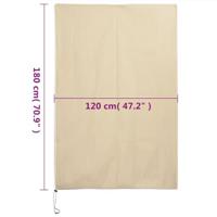 VidaXL Plantenhoezen met ritssluiting 2 st 70 g/m² 1,2x1,8 m - thumbnail