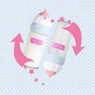 Klein Baby coralie magische melkfles