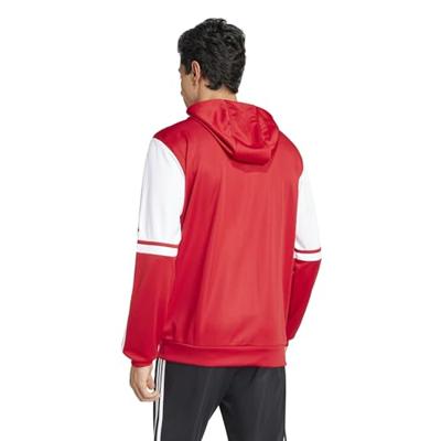 adidas Squadra 25 Hooded Trainingsjack Rood Wit